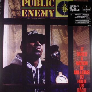 Public Enemy "It Takes A Nation Of Millions To Hold Us Back (180 gram vinyl LP + MP3 download code)